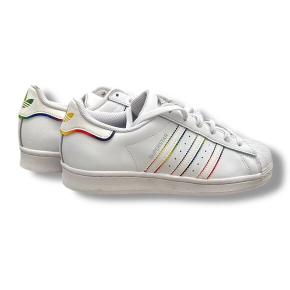 Adidas Originals Superstar JColor white GY3133 size 5.5 New with box - Picture 10 of 10